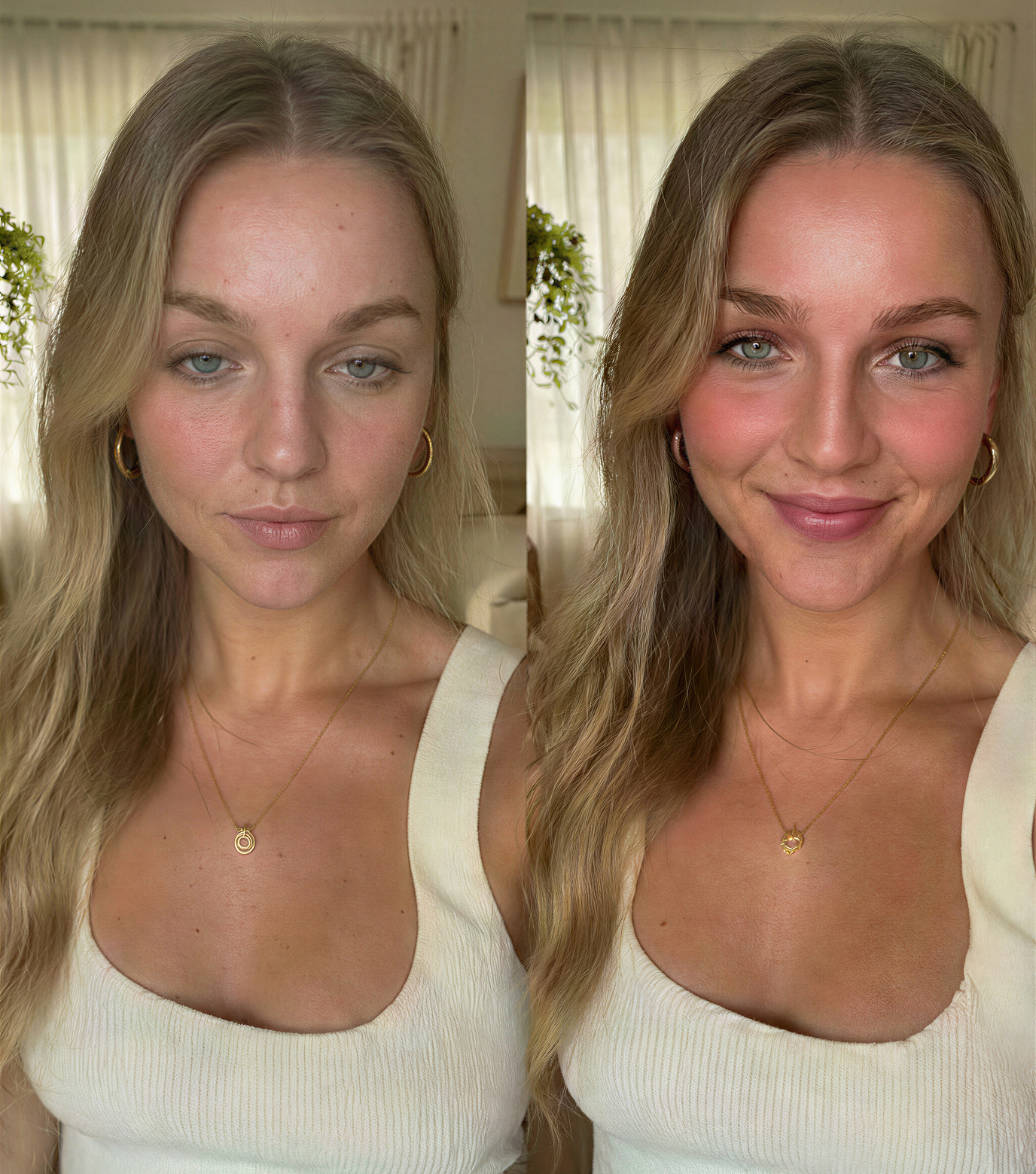 Before and after using CueCam teleprompter